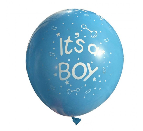 Erkek Bebek 1 Adet Helyum Balon (Ek Ürün Olarak Satılır)